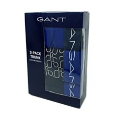 Gant 3pk Cotton Trunk - Navy