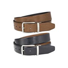 Lindenmann Reversible Black Leather Belt