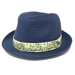 Fish Named Fred Straw Hat In Blue