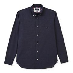 Eden Park Cotton Shirt In Navy