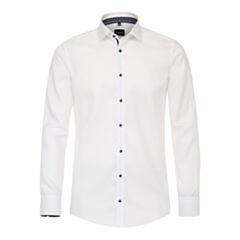 Venti Kent Modern Fit Shirt In White