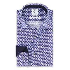 R2 Amsterdam Floral Print Shirt In Blue