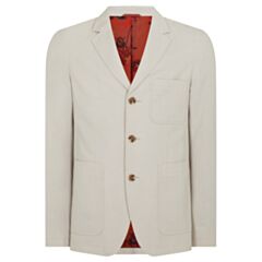 Remus Uomo Linen Dario Jacket In Beige