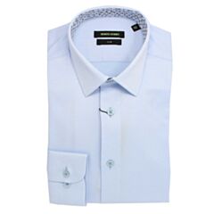 Remus Uomo Ashton Slim Pattern Shirt Blu