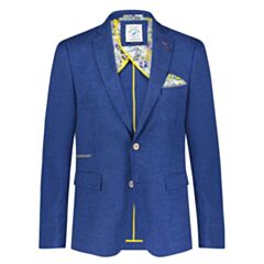Fish Named Fred Linen Look Jkt In Blue
