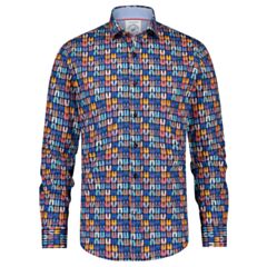Fish Named Fred Flip Flops Shirt Navy