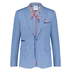 Fish Named Fred Jacket Light Blue Pique
