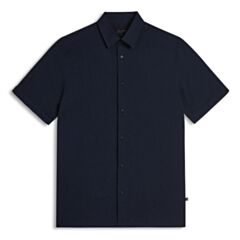 Ted Baker SS Seersucker Shirt Navy
