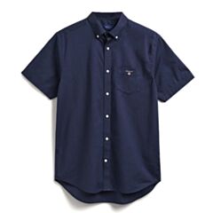 Gant Reg Broadcloth SS BD Shirt Marine