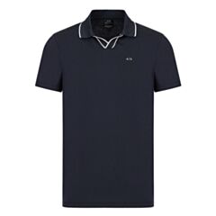 Armani Exchange Tipped Polo Shirt Navy