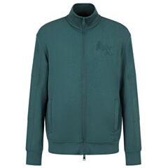 Armani Exchange Full Zip Sweat Green