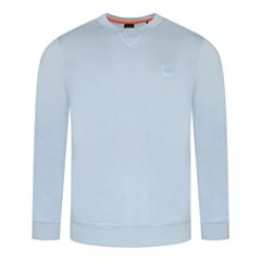 Boss Westart Sweater In Open Blue