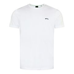 Boss Tee Curved T-Shirt Natural