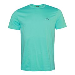 Boss Tee Curved T-Shirt Open Green
