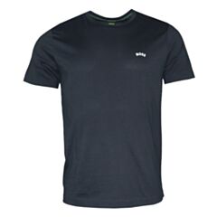 Boss Tee Curved T-Shirt Dark Blue