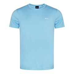 Boss Tee Curved T-Shirt Pastel Blue
