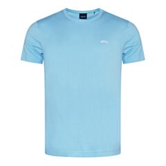 Boss Tee Curved T-Shirt Pastel Blue