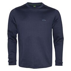 Boss Salbo Curved Logo Sweat Dark Blue