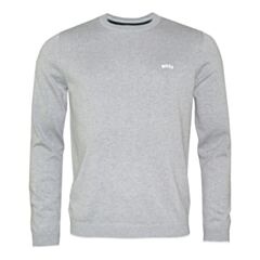 Boss Rallo Logo Sweater Light Grey