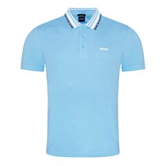 Boss Paule Cont Collar Polo Shirt Light