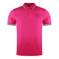 Boss Paule 2 Tipped Collar Polo Med Pink
