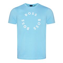 Boss Tee 4 Circle Logo T-Shirt Light Blu