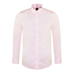 Boss Rickert Cotton LS Shirt Pastel Pink
