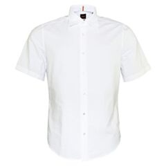 Boss Rash2 Cotton SS Shirt White