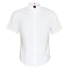 Boss Rash2 Cotton SS Shirt White