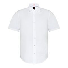 Boss Rash2 Cotton SS Shirt White
