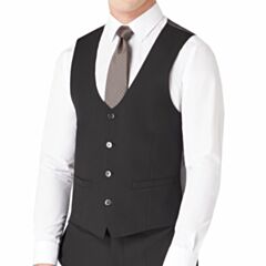 Remus Uomo Mix To Fit Waistcoat Black