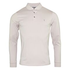 Remus Uomo LS Polo Shirt In Beige