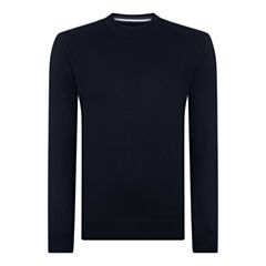 Remus Uomo LS Nk Sweater Navy