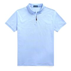 Ralph Lauren Slim Fit Zipped Polo Blue