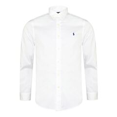 Ralph Lauren Slim LS Sport Shirt White
