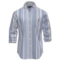 Ralph Lauren LS Striped Oxford Shirt Blu