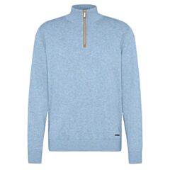 Bugatti Troyer Half Zip Sweat Light Blue