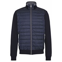Bugatti Padded Mix Media Jacket Navy