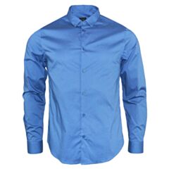 Armani Exchange Poplin Shirt Royal Blue