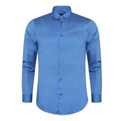 Armani Exchange Poplin Shirt Royal Blue
