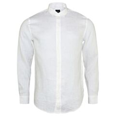 Armani Exchange Linen Shirt White