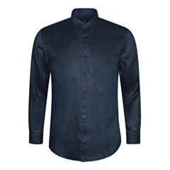 Armani Exchange Linned Shirt Navy
