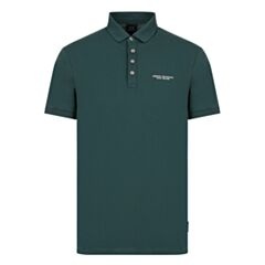Armani Exchange Logo Polo Shirt Green
