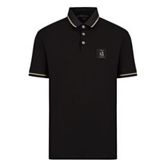 Armani Exchange Icon Polo Shirt Black