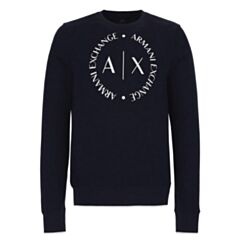 Armani Exchange Logo Sweater Navy