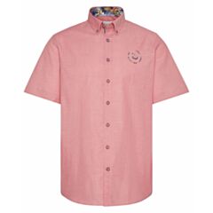 Bugatti Casual SS Logo Shirt Coral
