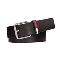 Tommy Jeans New Flag Belt Brown