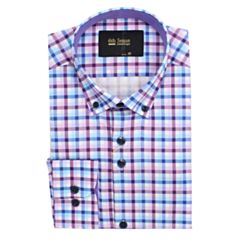 6Th Sense BD Check Shirt Pink Blue