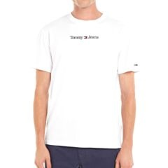Tommy Jeans Classic Linear Logo Tee Whit