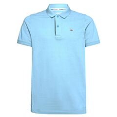 Tommy Jeans Slim Placket Polo Skysail